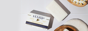 HARP pH-Balanced Body Wash Bar - Extra Gentle For Dry or Sensitive Skin + Shea Butter-Borage oil- Meadowfoam | Non-Comedogenic | Soap-Free, Lye-Free. FRAGRANCE FREE (No Masking agents added)